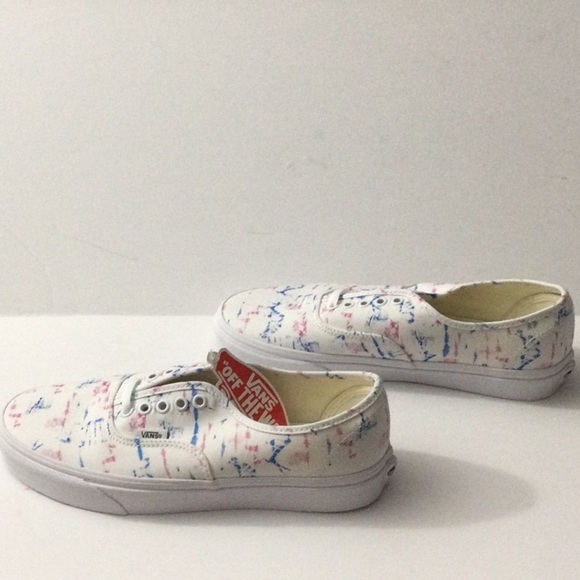 Madewell x Vans®  Lace-Up Sneakers Tie-Dye Women’s Size 10 White - Picture 5 of 12